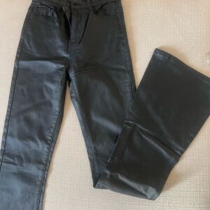 Edikted Black Coated Skinny Jeans